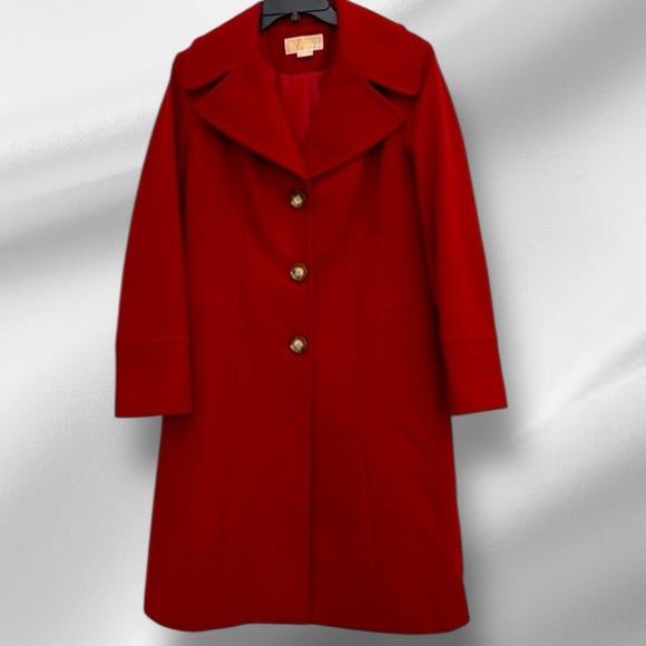 Michael Kors Women’s Wool Blend Long Coat - Picture 6 of 9
